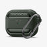 ACS05482 - Apple AirPods Pro 2 Case Rugged Armor in matte black showing the front